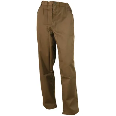 Pantalon de chasse T649N polyester coton marron taille 60