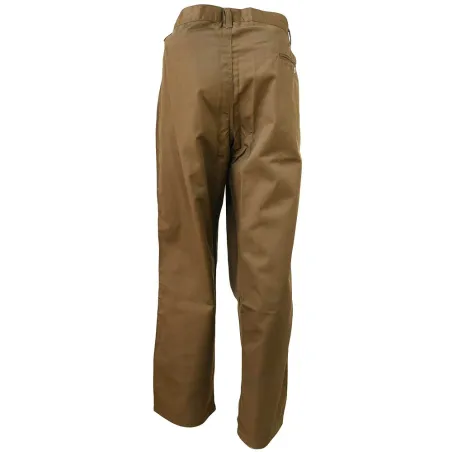 Pantalon de chasse T649N polyester coton marron taille 60