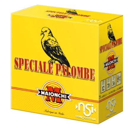 500 cartouches Maionchi SP Palombe bourre jupe 12/70 36g
