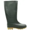 Bottes PVC vertes en plastique - Chaussures imperméables