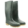 Bottes PVC vertes en plastique - Chaussures imperméables