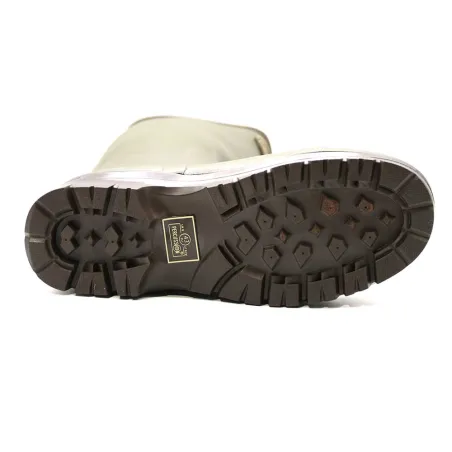 Bottes Marly antidérapantes caoutchouc naturel kaki 37 à 48