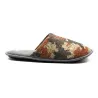 Chaussons camo homme textime doux brun vert orange 41/42 à 45/46