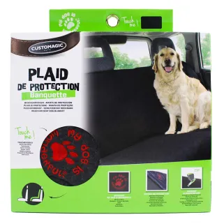 Plaid protection banquette matelassé polaire 150x120cm
