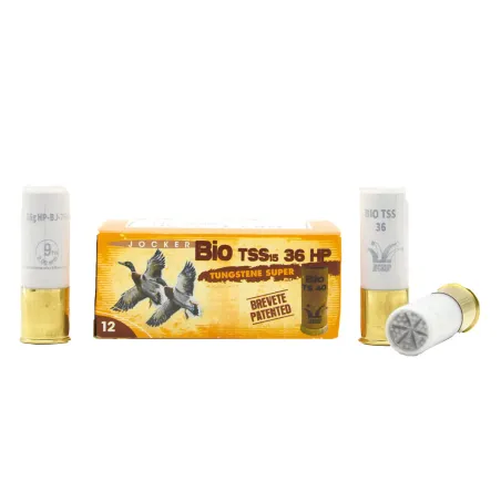 Boîte de 10 cartouches TSS 36 bourre biodégradable 12/76 36g