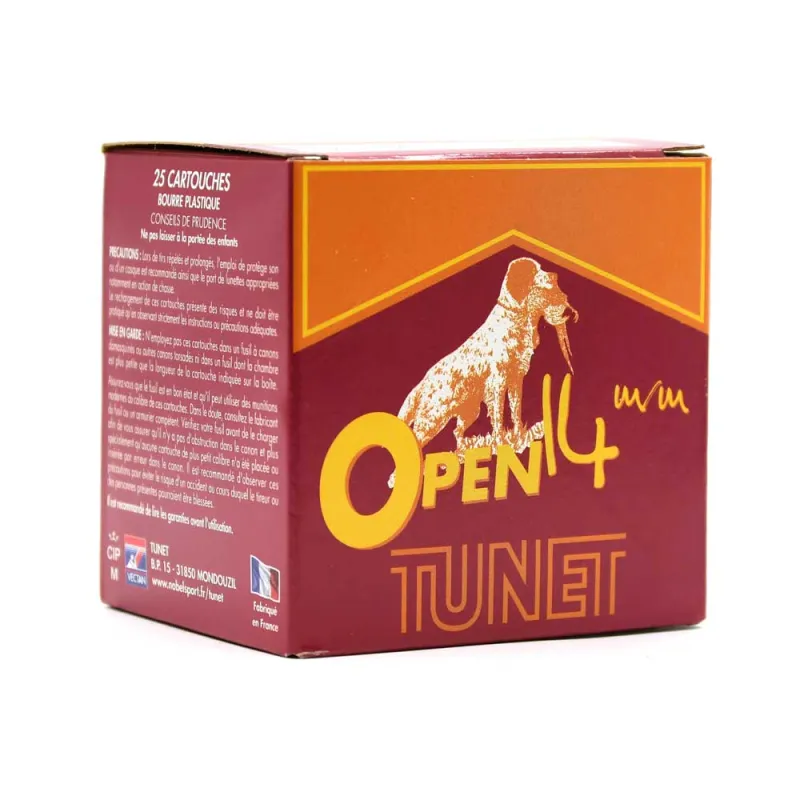 25 cartouches bourre jupe calibre 14mm/63 plombs 4, 6 ou 8