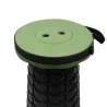 Tabouret télescopique kaki et noir réglable en hauteur de 6 à 45 cm