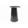 Tabouret télescopique kaki et noir réglable en hauteur de 6 à 45 cm