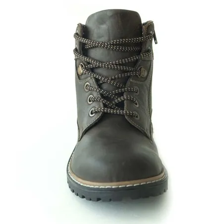 Chaussures homme montantes zippées Torki cuir gras 41 à 46