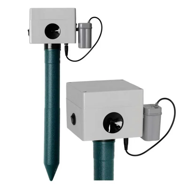 Répulsif électronique M9 ultrasons 1000m² taupes rongeurs étanche