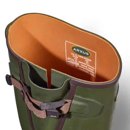 Bottes Pioneer Hunting Green confort caoutchouc 40 à 46