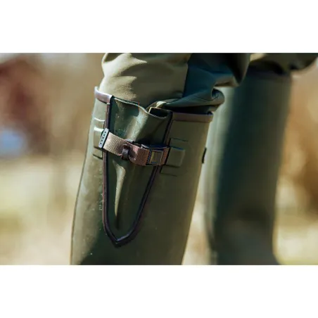 Bottes Pioneer Hunting Green confort caoutchouc 40 à 46