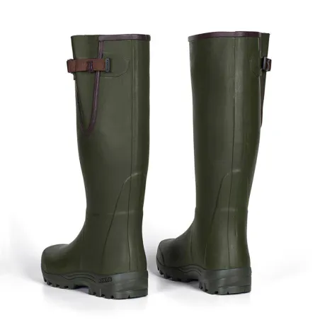 Bottes Pioneer Hunting Green confort caoutchouc 40 à 46