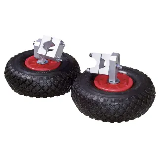 Paire de roues stabilisatrices diam. 25 cm pour brouette universelle