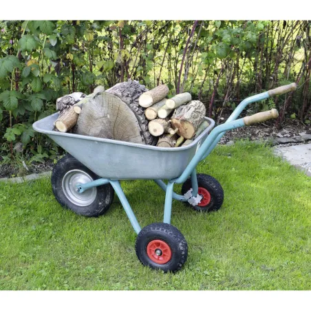 Paire de roues stabilisatrices diam. 25 cm pour brouette universelle