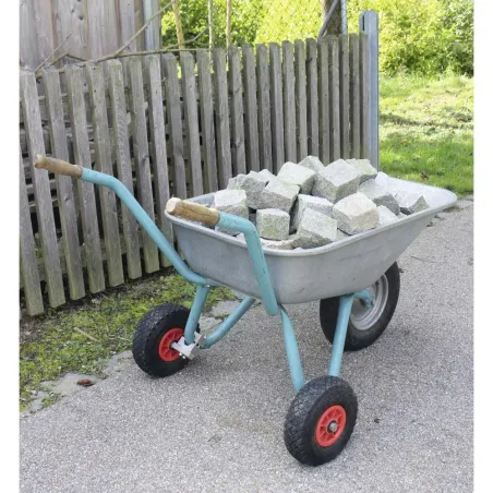 Paire de roues stabilisatrices diam. 25 cm pour brouette universelle