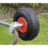 Paire de roues stabilisatrices diam. 25 cm pour brouette universelle