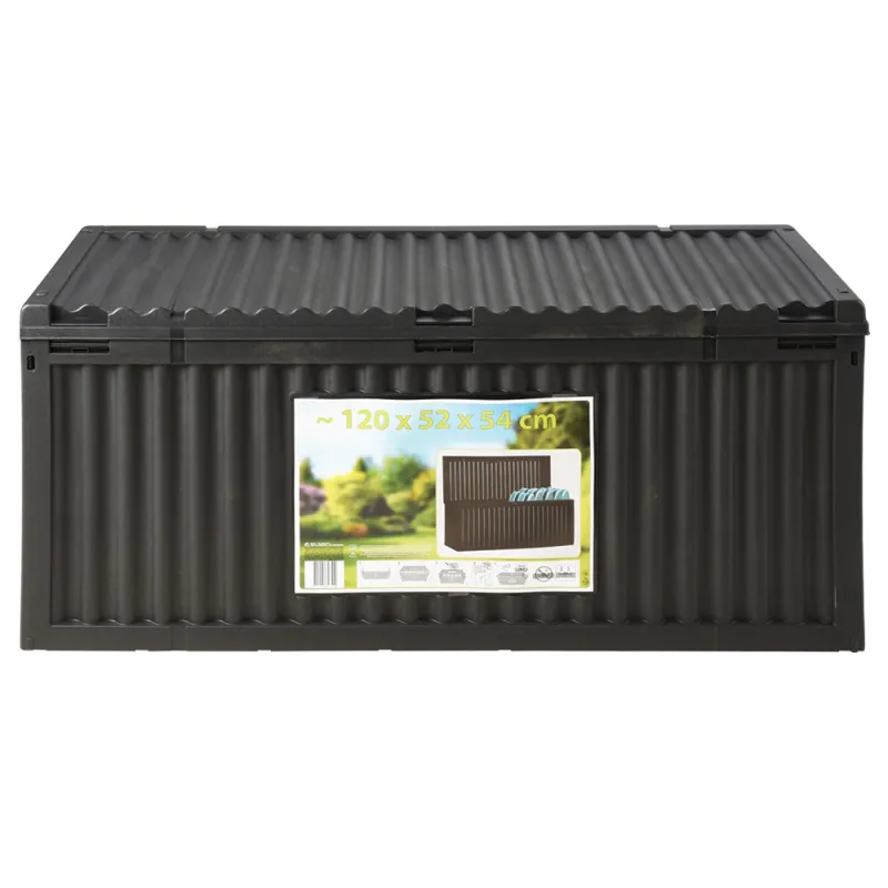 Coffre de rangement jardin 120 cm polypropylène