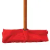 Serpillères pour balai en microfibre bleues et rouges Lot de 4