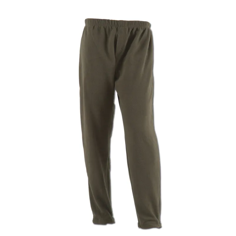 Sous-vêtement bas isolant polaire polyester kaki S à 3XL