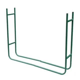 Range bûche métallique 120x90x20 cm - Support bois de chauffage