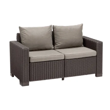 Canapé extérieur Keter California 2 places marron