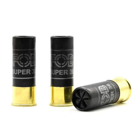 500 cartouches Super 36 bourre jupe 12/70 BJ 36g 395m/s Plombs 6