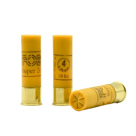 250 cartouches Super cal 20/70 bourre jupe 28g pb4 391m/s
