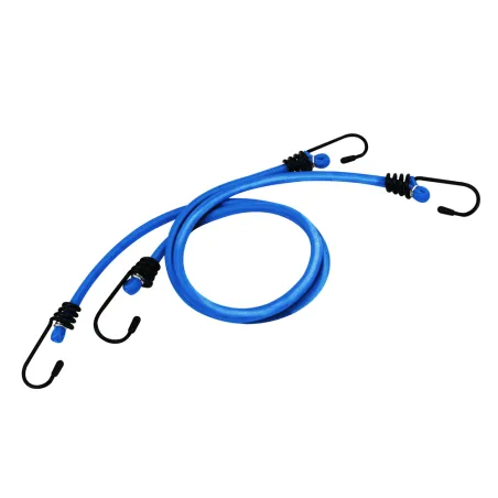 Kit 4 tendeurs + 2 sangles cliquet 5m avec crochets transport