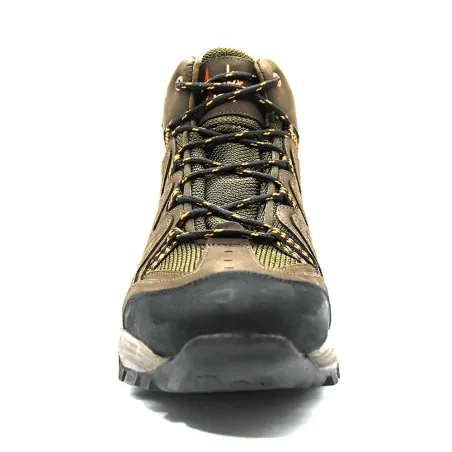 Chaussures de marche montantes Dolan cuir et toile marron 40 à 46