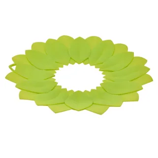 Couvercle anti-débordement silicone 33cm feuilles cuisine