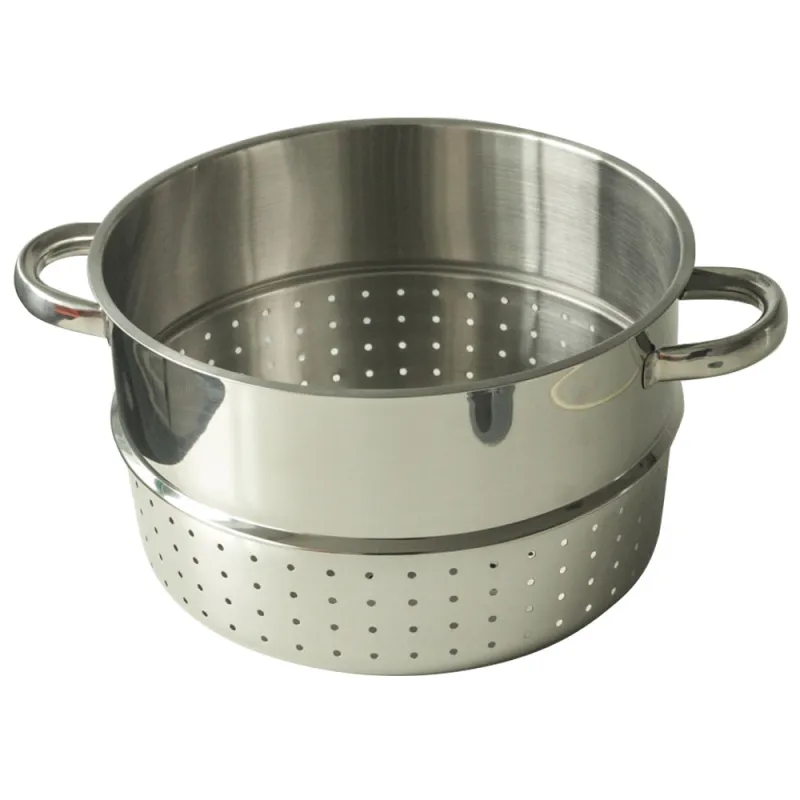 Mega-M - Extracteur De Jus à Vapeur En Acier Inoxydable 8 Litres - Pour Fruits, Légumes - Multi-fonctions (Cuit-vapeur, Marmite)