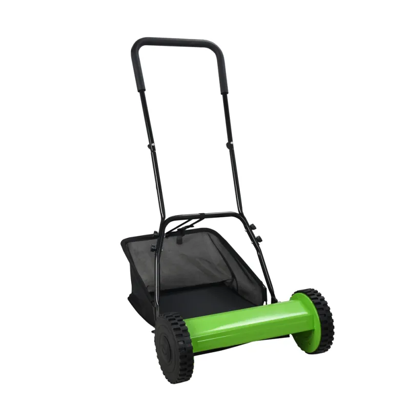 Tondeuse à main hélicoïdale 40cm bac 18L coupe 15-43mm