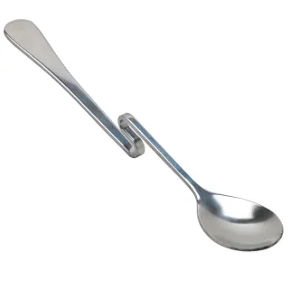 Lot de 2 cuillères à confiture en inox - Couverts dessert