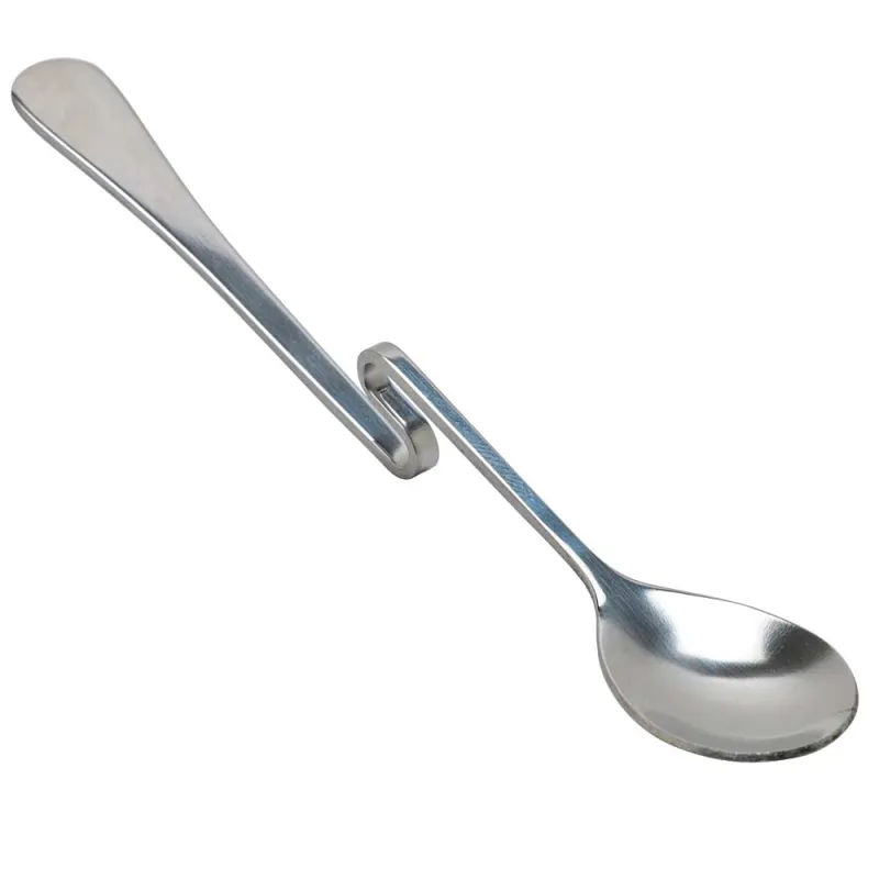 Lot de 2 cuillères à confiture en inox - Couverts dessert