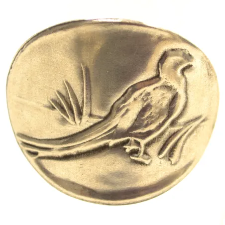 Verres à Whisky 30 cl décor étain relief de gibiers Lot de 6