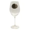Verres à vin 360 ml décor étain relief de gibiers 6 pièces