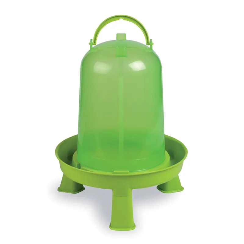 Abreuvoir gradué sur pied avec poignée vert 8L