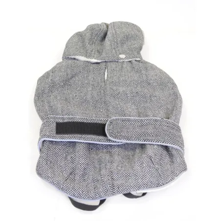 Manteau Grisa gris pour chien – Doudoune chaude et ajustable