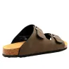 Sandales Tristan double brides réglables marron 40 à 45