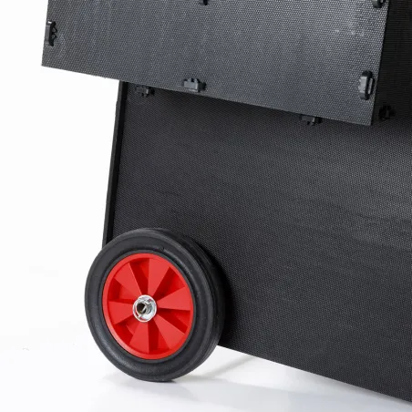 Roulettes pour poulailler surélevé 2 à 5 poules plastique recyclé