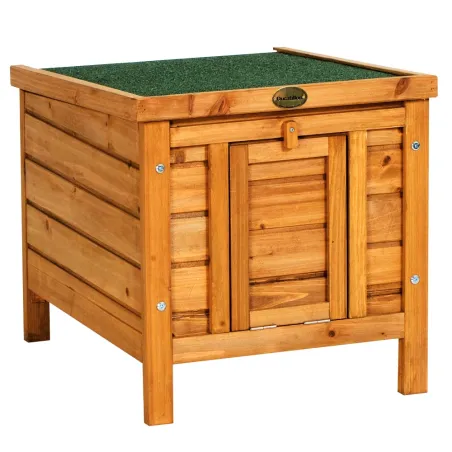 Nichoir poulailler Bois forme cube 42 x 51,5 x H 43 cm