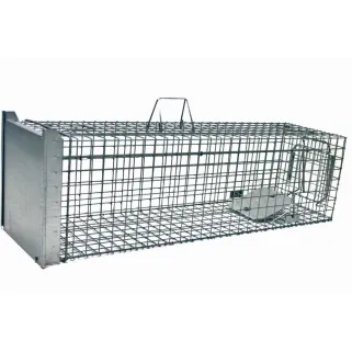 Cage-piège Strong trappe glissière 3 poignées 140X34X34 cm