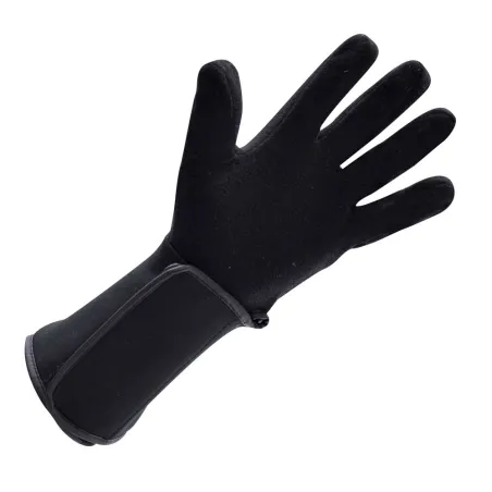 Gants chauffants sur batterie 3 niveaux micro polaire noir