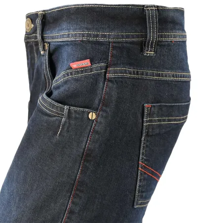 Jeans Roller Stretch 5 poches coton Bleu denim foncé 40 à 54
