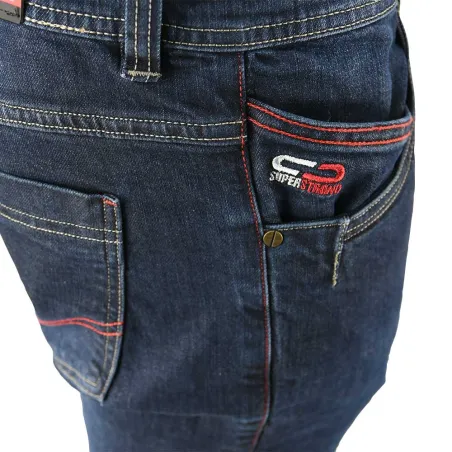 Jeans Roller Stretch 5 poches coton Bleu denim foncé 40 à 54