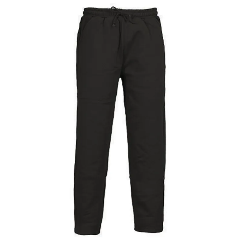 Jogging pantalon molleton charbon coton/polyester 3 poches