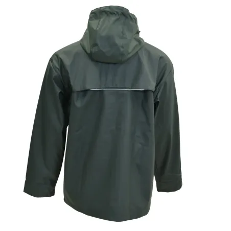 Veste imperméable EN 13688 polyuréthane PVC kaki foncé M à 3XL