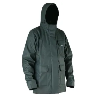 Veste imperméable EN 13688 polyuréthane PVC kaki foncé M à 3XL