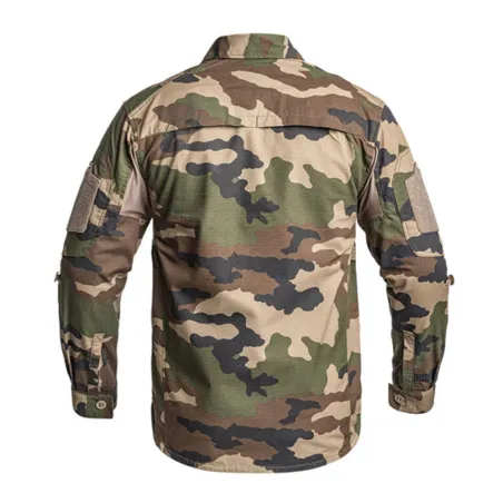 Chemise Fighter respirante mesh coton polyester camo CE M à 3XL